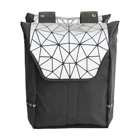 Beck Dubbele fietstas Ultra 32L Silver