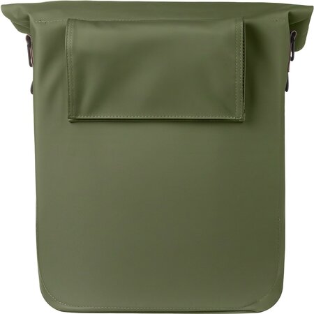 Basil Enkele fietstas City Shopper MIK Hooks 16L Moss Green