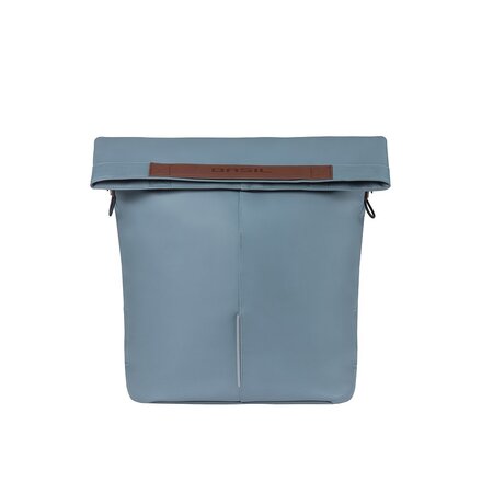 Basil Enkele fietstas City Shopper MIK Hooks 16L Graphite Blue