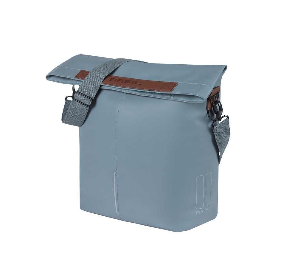 Enkele fietstas City Shopper MIK Hooks 16L Graphite Blue