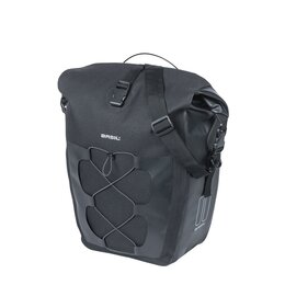 Basil Enkele Fietstas Navigator Waterproof L MIK Hooks 22L Zwart