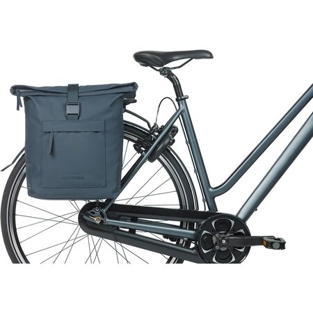 Basil Dubbele fietstas Brooklyn 41L Marineblauw
