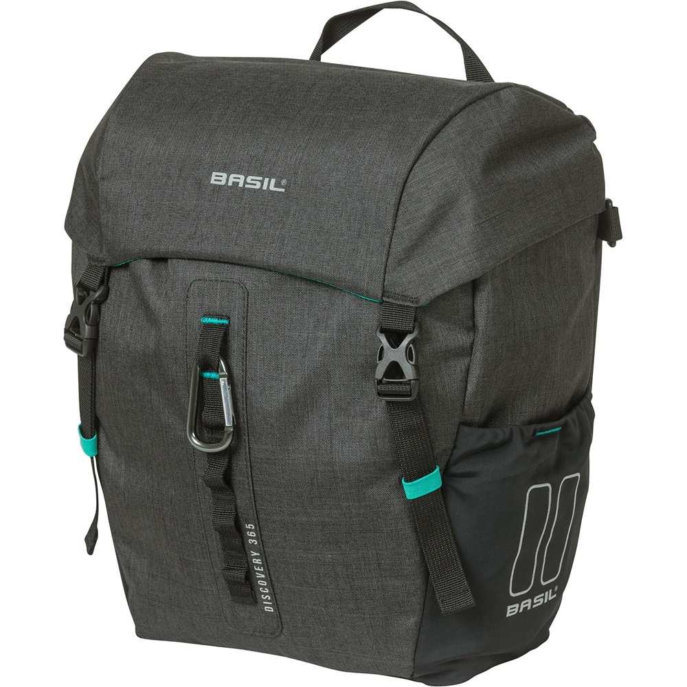 Enkele fietstas Discovery 365D M MIK Hooks 9L Zwart Melee