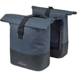 Basil Dubbele Fietstas Cove MIK 2.0 28-32L Marineblauw/Zwart
