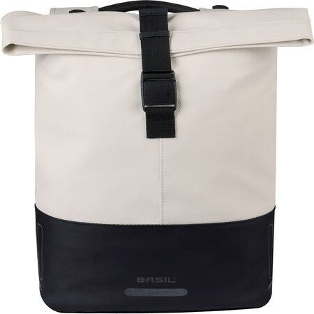 Basil Dubbele Fietstas Cove MIK 2.0 28-32L Wit/Zwart