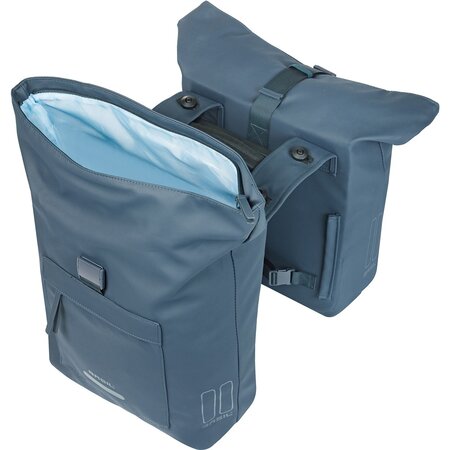 Basil Dubbele fietstas Brooklyn MIK 2.0 41L Marineblauw