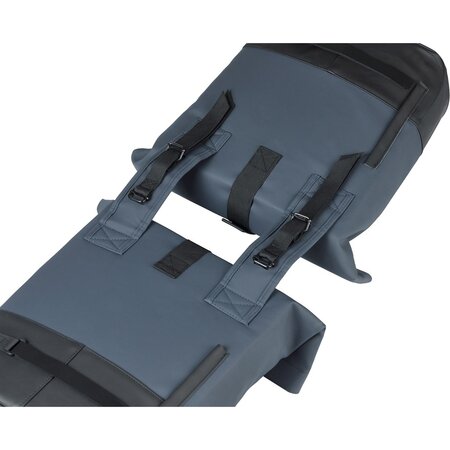 Basil Dubbele Fietstas Cove 28-32L Marineblauw/Zwart