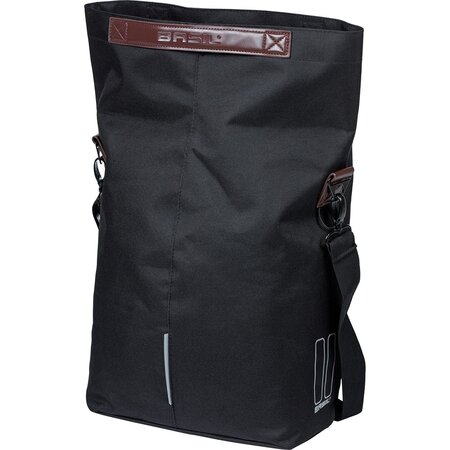 Basil Enkele fietstas City Shopper MIK Hooks 16L Black