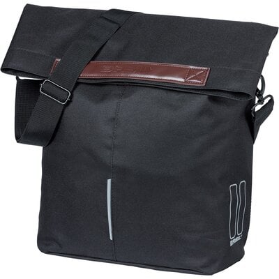 Basil Enkele fietstas City Shopper MIK Hooks 16L Black
