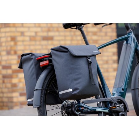 New Looxs Dubbele fietstas Hamar Double MIK 2.0 38L Antraciet