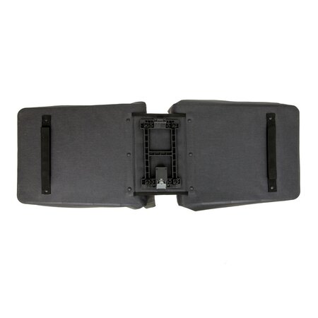 New Looxs Dubbele fietstas Hamar Double MIK 2.0 38L Antraciet