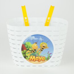 Studio 100 accessoires voor de kinderfiets Kindermandje Maya Wit