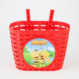 Studio 100 accessoires voor de kinderfiets Kindermandje Maya Rood