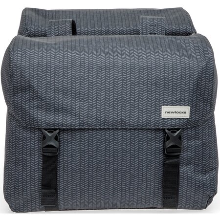 New Looxs Dubbele fietstas Mondi Joy Double 38L Nima Black