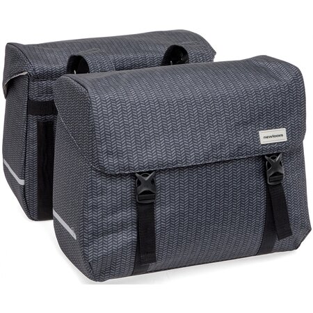 New Looxs Dubbele fietstas Mondi Joy Double 38L Nima Black