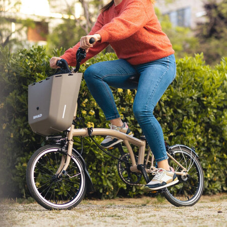 Shad Fietsmand Daily Bike Box 20L Oslo Grey - Voor Brompton-vouwfiets