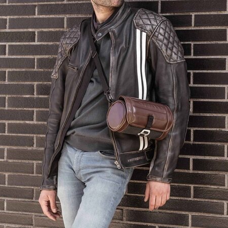 Shad Stuurtas Genuine Bar Bag 3L Brussels Chocolate