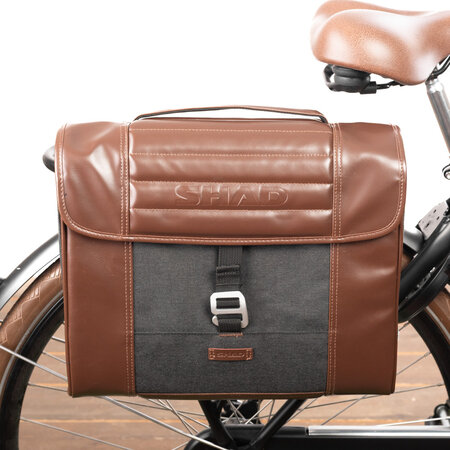 Shad Enkele Fietstas Genuine Office Bag 16L Brussels Chocolate