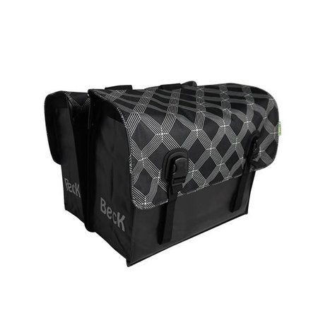 Beck Dubbele fietstas Classic 46L Black Diamonds