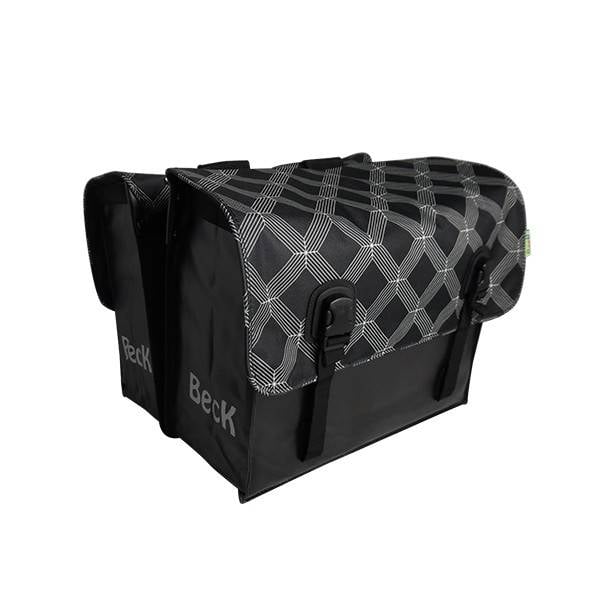 Beck Classic Black Diamonds dubbele fietstas