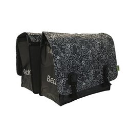 Beck Dubbele fietstas Classic 46L Blackish Pattern