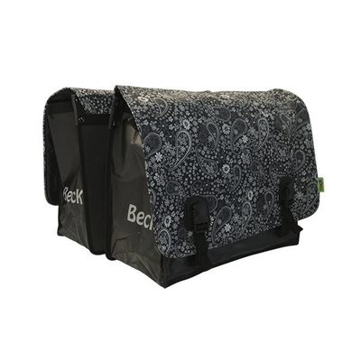 Beck Dubbele fietstas Classic 46L Blackish Pattern