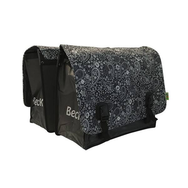 Dubbele fietstas Classic 46L Blackish Pattern