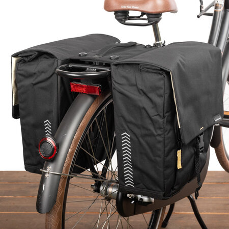 New Looxs Dubbele fietstas Tulum MIK 32L Zwart