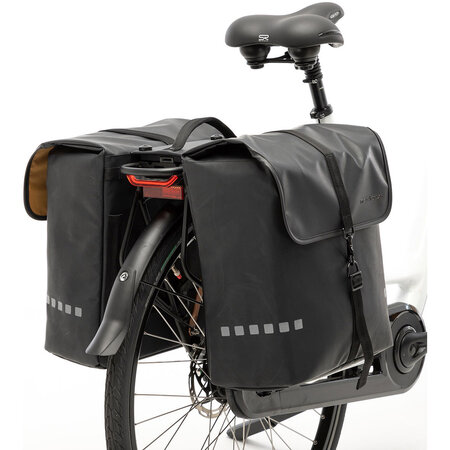 New Looxs Dubbele fietstas Odense Double MIK 2.0 39L Black