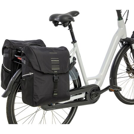 New Looxs Dubbele Fietstas Vigo Double MIK 2.0 37L Zwart/Groen