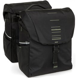 New Looxs Dubbele Fietstas Vigo Double MIK 2.0 37L Zwart/Groen