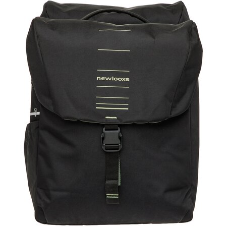 New Looxs Dubbele Fietstas Vigo Double RT 2.0 37L Zwart/Groen