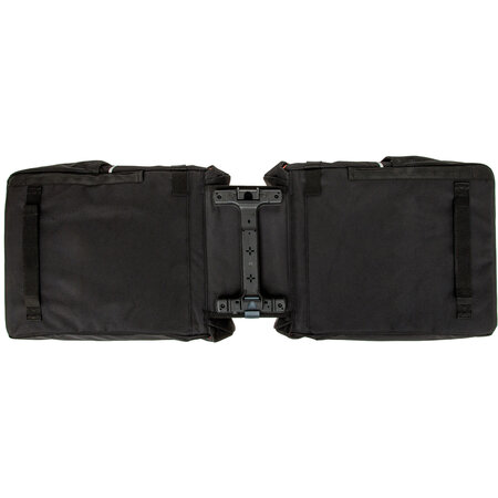 New Looxs Dubbele Fietstas Vigo Double RT 2.0 37L Zwart/Oranje