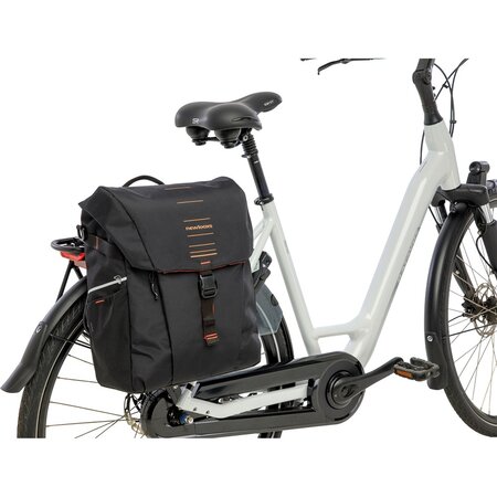 New Looxs Enkele Fietstas Vigo Single 18,5L Zwart/Oranje