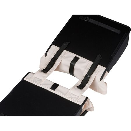 Basil Dubbele Fietstas Vive 28-35L Wit/Zwart