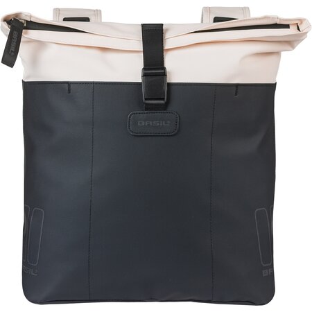 Basil Dubbele Fietstas Vive MIK 2.0 28-35L Wit/Zwart