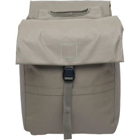 New Looxs Dubbele fietstas Leeds Double 38L Taupe
