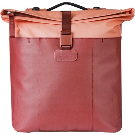 Basil Dubbele Fietstas Vive MIK 2.0 28-35L Bordeaux/Roze