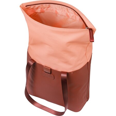 Basil Enkele fietstas Vive Shopper MIK Hooks 15-20L Bordeaux/Roze