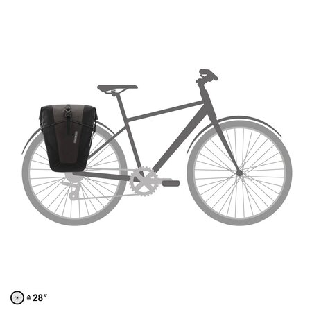 Ortlieb Back-Roller XL Plus QL 2.2 70L Grijs/Zwart - Set van twee tassen