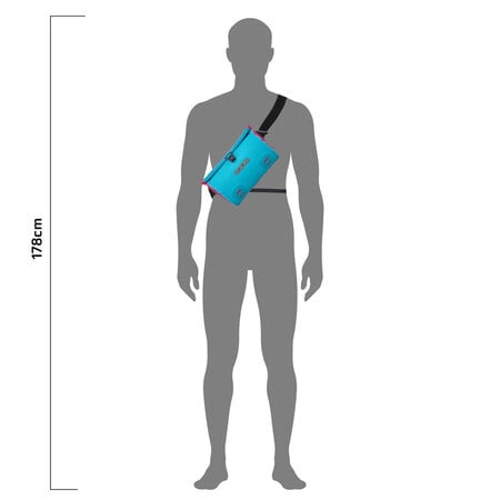 Ortlieb Stuurtas Velo-Sling Cyber Blue 3L