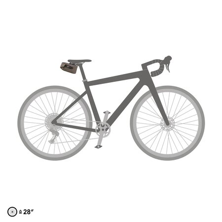 Ortlieb Zadeltas Micro-Bag 0,8L Dark Sand