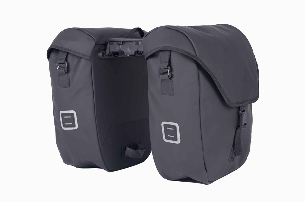 Dubbele fietstas Commuter Side Set Zwart
