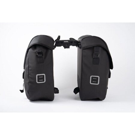 AtranVelo  Dubbele fietstas Commuter Side Set Zwart - met AVS-adapter