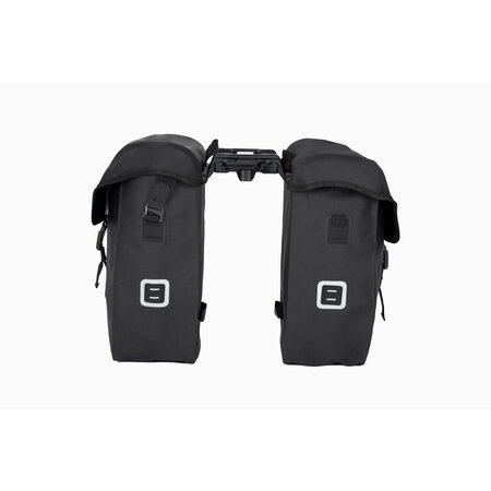 AtranVelo  Dubbele fietstas Commuter Side WP Set Zwart - met AVS-adapter