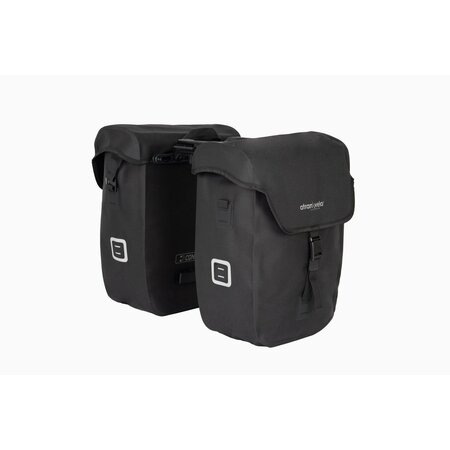 AtranVelo  Dubbele fietstas Commuter Side WP Set Zwart - met AVS-adapter