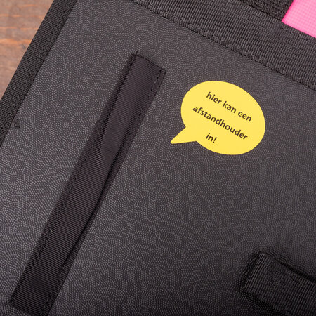 Beck Dubbele fietstas Mini Bisonyl Pink