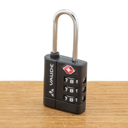 Vaude TSA Combinatiehangslot II Zwart