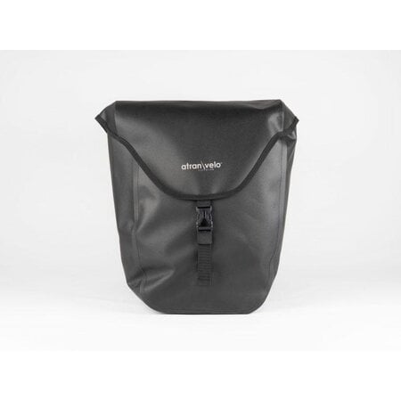 AtranVelo Dubbele fietstas ZAP Plus WP 50L AVS Zwart - met AVS-adapter