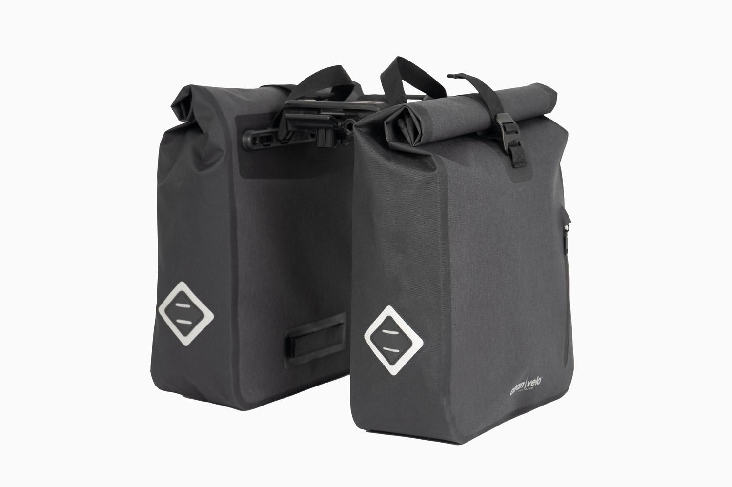 AtranVelo Enkele fietstassen Travel AVS 34L Grijs/Zwart